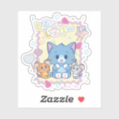 Anime Tom und Jerry Strawberry Fun Aufkleber (Blatt)