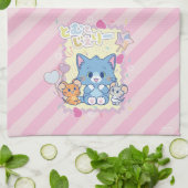 Anime Tom und Jerry Strawberry Fun Geschirrtuch (Gefaltet)