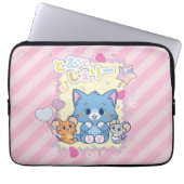 Anime Tom und Jerry Strawberry Fun Laptopschutzhülle (Vorderseite)