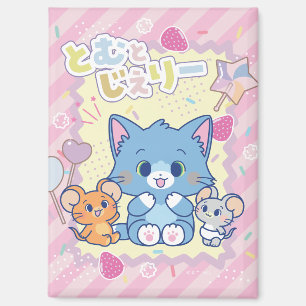 Anime Tom und Jerry Strawberry Fun Magnet