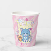 Anime Tom und Jerry Strawberry Fun Pappbecher (Vorderseite)