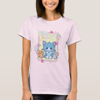 Anime Tom und Jerry Strawberry Fun T-Shirt