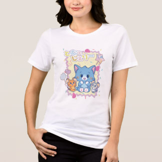 Anime Tom und Jerry Strawberry Fun Tri-Blend Shirt