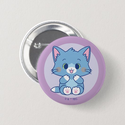 Anime Tom und Jerry - Tom Button (Vorne & Hinten)