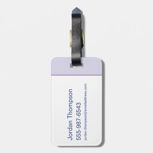 Anime Tom und Jerry - Tom Gepäckanhänger (Rückseite vertikal)