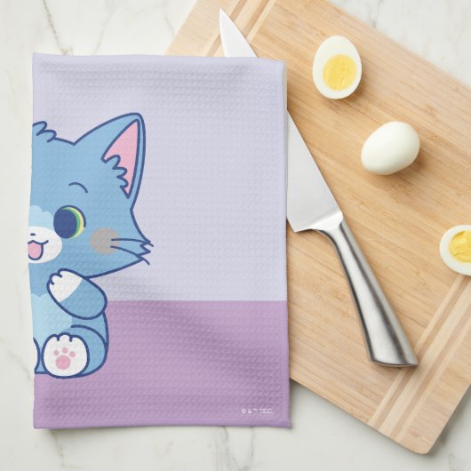 Anime Tom und Jerry - Tom Geschirrtuch (Viertel Falte)