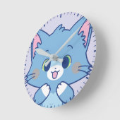 Anime Tom und Jerry - Tom Runde Wanduhr (Winkel)