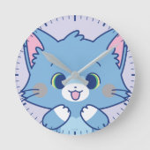 Anime Tom und Jerry - Tom Runde Wanduhr (Vorderseite)