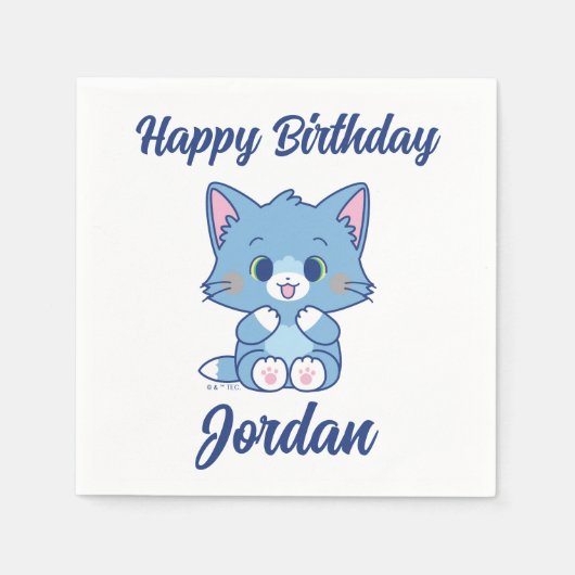 Anime Tom und Jerry - Tom Serviette (Vorderseite)