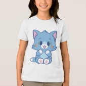 Anime Tom und Jerry - Tom Tri-Blend Shirt (Vorderseite)