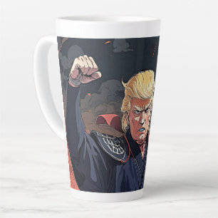 Anime Trump - Fist erhoben Milchtasse