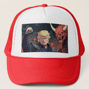 Anime Trump - Fist erhoben Truckerkappe