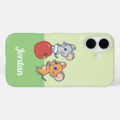Anime Tuffy und Jerry Apple Rolling Case-Mate iPhone Hülle (Rückseite (Horizontal))