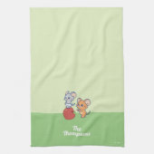 Anime Tuffy und Jerry Apple Rolling Geschirrtuch (Vertikal)