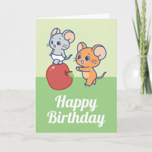 Anime Tuffy und Jerry Apple Rolling Karte