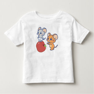 Anime Tuffy und Jerry Apple Rolling Kleinkind T-shirt