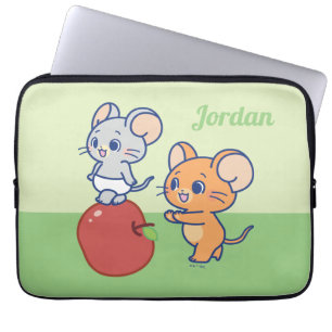 Anime Tuffy und Jerry Apple Rolling Laptopschutzhülle