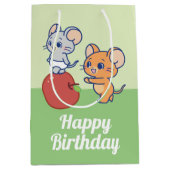 Anime Tuffy und Jerry Apple Rolling Mittlere Geschenktüte (Vorderseite)