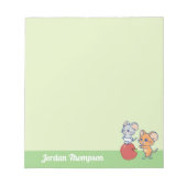 Anime Tuffy und Jerry Apple Rolling Notizblock (Vorderseite)