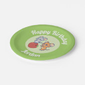 Anime Tuffy und Jerry Apple Rolling Pappteller (Schrägansicht)