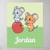 Anime Tuffy und Jerry Apple Rolling Poster (Vorne)