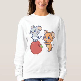 Anime Tuffy und Jerry Apple Rolling Sweatshirt
