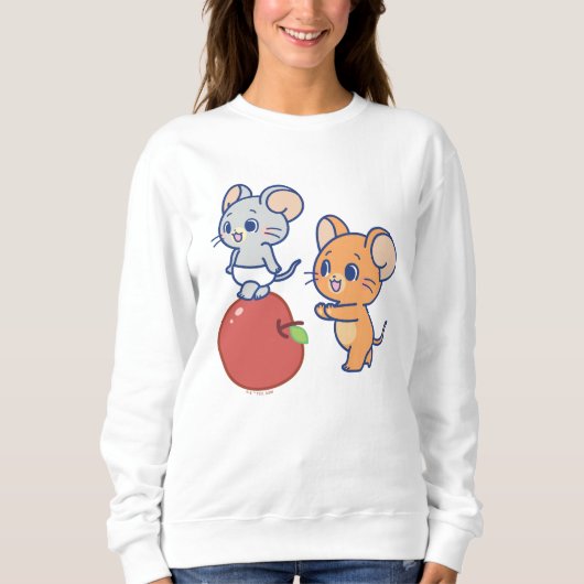 Anime Tuffy und Jerry Apple Rolling Sweatshirt (Vorderseite)
