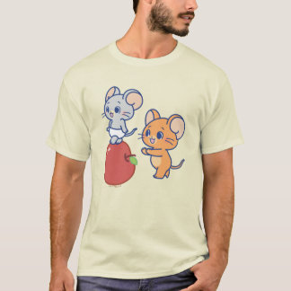 Anime Tuffy und Jerry Apple Rolling T-Shirt