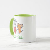 Anime Tuffy und Jerry Apple Rolling Tasse (Vorderseite Links)