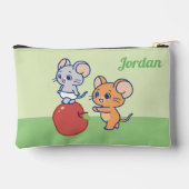 Anime Tuffy und Jerry Apple Rolling Zubehörtasche (Rückseite)