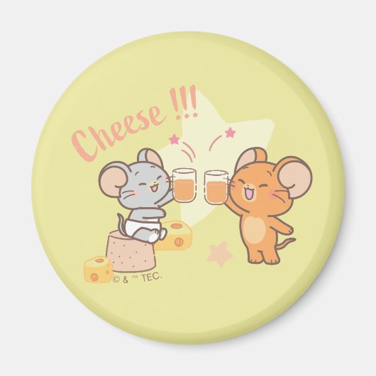 Anime Tuffy und Jerry Cheers zu Käse Magnet (Vorne)