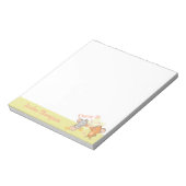 Anime Tuffy und Jerry Cheers zu Käse Notizblock (Rotiert)