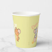 Anime Tuffy und Jerry Cheers zu Käse Pappbecher (Rechts)