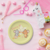 Anime Tuffy und Jerry Cheers zu Käse Pappteller (Party)