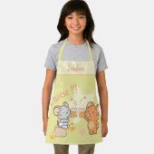 Anime Tuffy und Jerry Cheers zu Käse Schürze (Insitu)