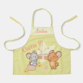 Anime Tuffy und Jerry Cheers zu Käse Schürze (Vorderseite)