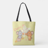 Anime Tuffy und Jerry Cheers zu Käse Tasche (Rückseite)