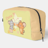 Anime Tuffy und Jerry Cheers zu Käse Waschbeutel (Rechte Ecke)