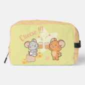 Anime Tuffy und Jerry Cheers zu Käse Waschbeutel (Rückseite)