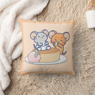 Anime Tuffy und Jerry Cheesecake Kissen