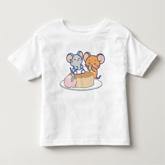 Anime Tuffy und Jerry Cheesecake Kleinkind T-shirt (Vorderseite)