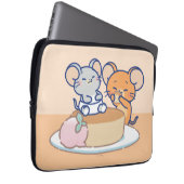Anime Tuffy und Jerry Cheesecake Laptopschutzhülle (Vorne Rechts)