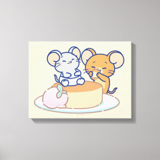 Anime Tuffy und Jerry Cheesecake Leinwanddruck