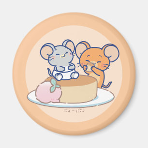 Anime Tuffy und Jerry Cheesecake Magnet
