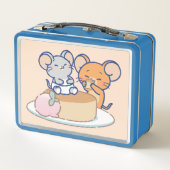 Anime Tuffy und Jerry Cheesecake Metall Brotdose (Rückseite)