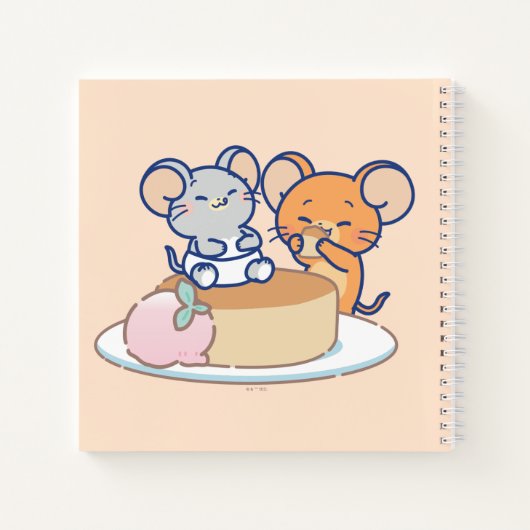 Anime Tuffy und Jerry Cheesecake Notizblock (Rückseite)