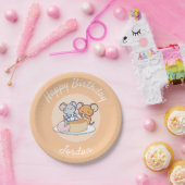 Anime Tuffy und Jerry Cheesecake Pappteller (Party)