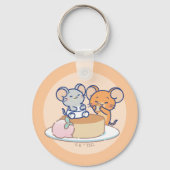 Anime Tuffy und Jerry Cheesecake Schlüsselanhänger (Vorderseite)