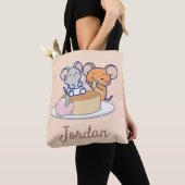 Anime Tuffy und Jerry Cheesecake Tasche (Von Nahem)