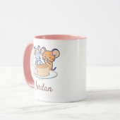 Anime Tuffy und Jerry Cheesecake Tasse (Vorderseite Links)